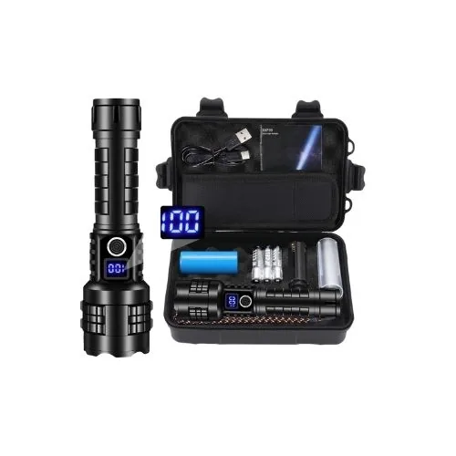 Kit de Linterna Táctica LED de 990 000 Lúmenes.