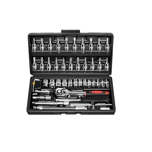Juego de dados de 46 piezas de 1/4"