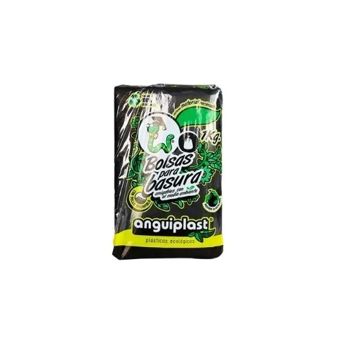 Bolsas plásticas ecológicas Anguiplast mediana, 1 Kg